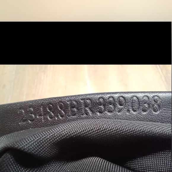 Fendi Zucchino Oyster Shoulder Bag Black Logo/w Silvertone Hard… - Picture 6 of 16